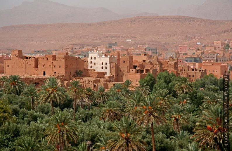 Ksar au nord de l'oasis de Tinerhir. Photo © André M. Winter