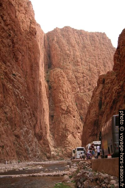 Gorges de la Todra dans la partie la plus spectaculaire. Photo © Alex Medwedeff