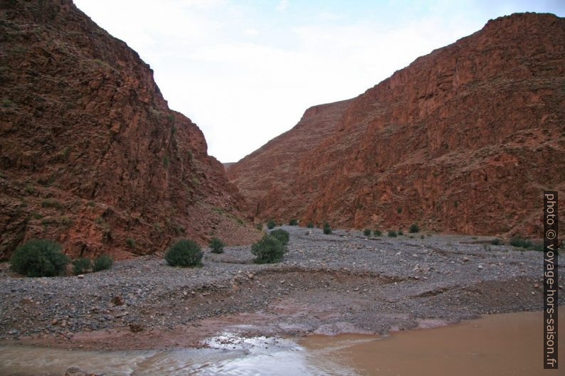 Canyon latéral des gorges du Dadès. Photo © André M. Winter