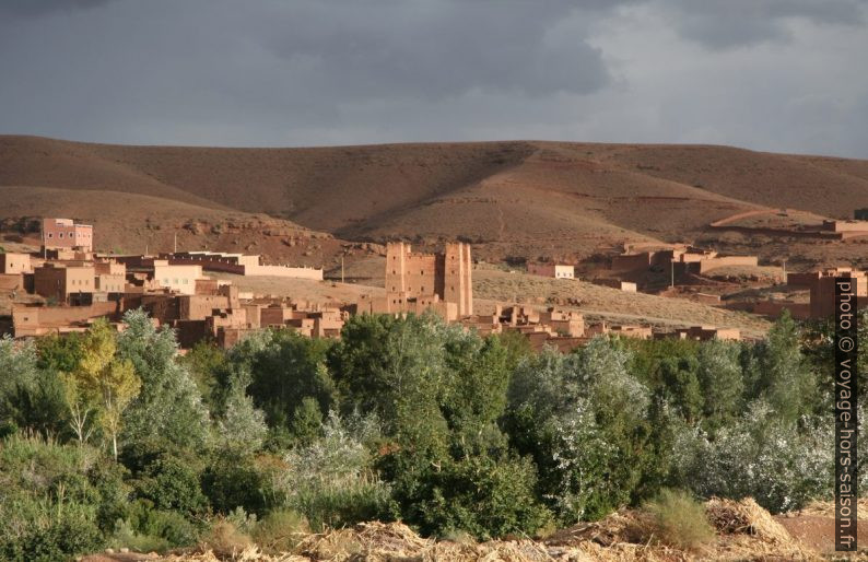 Casbah dans la vallée du Dadès. Photo © André M. Winter