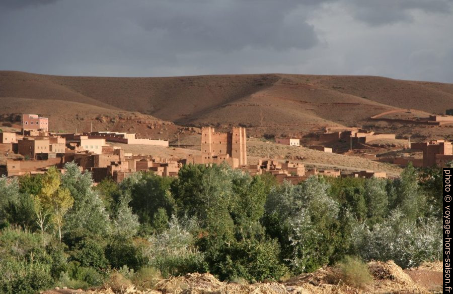 Casbah dans la vallée du Dadès. Photo © André M. Winter