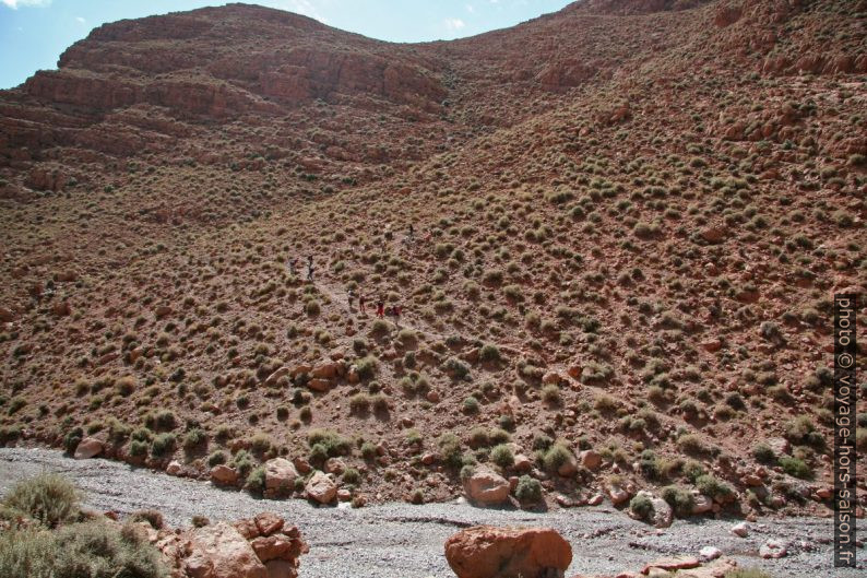 Randonneurs guidés dans le Haut-Atlas. Photo © André M. Winter