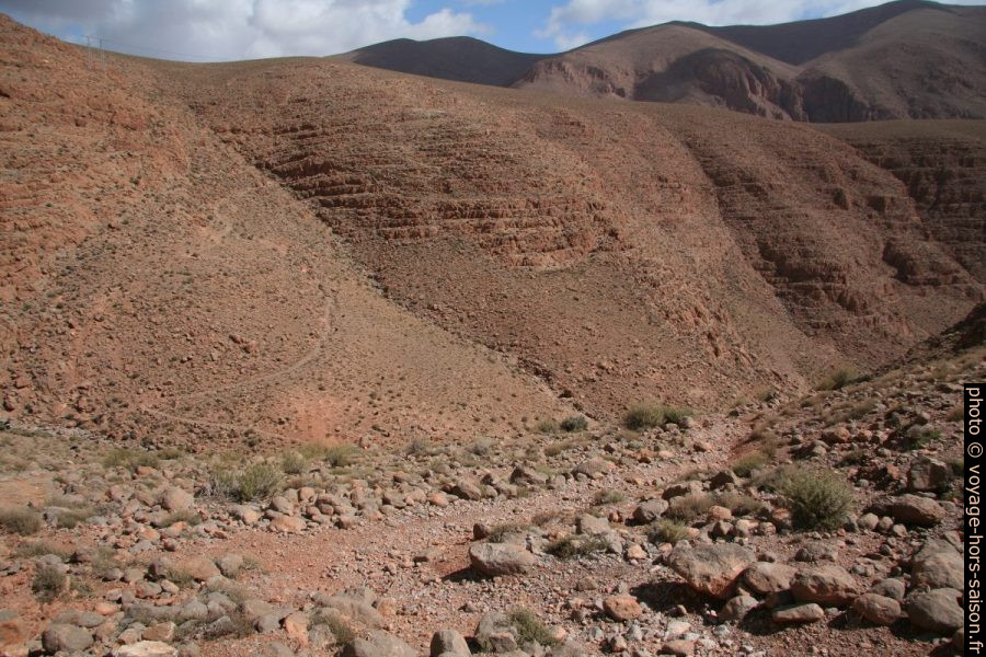 Vue du col vers le nord, près des Gorges du Dadès. Photo © André M. Winter