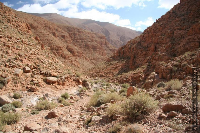 Vallée au nord du deuxième canyon. Photo © André M. Winter