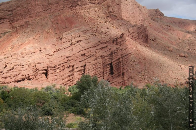 Erosions dans la vallée du Dadès. Photo © André M. Winter