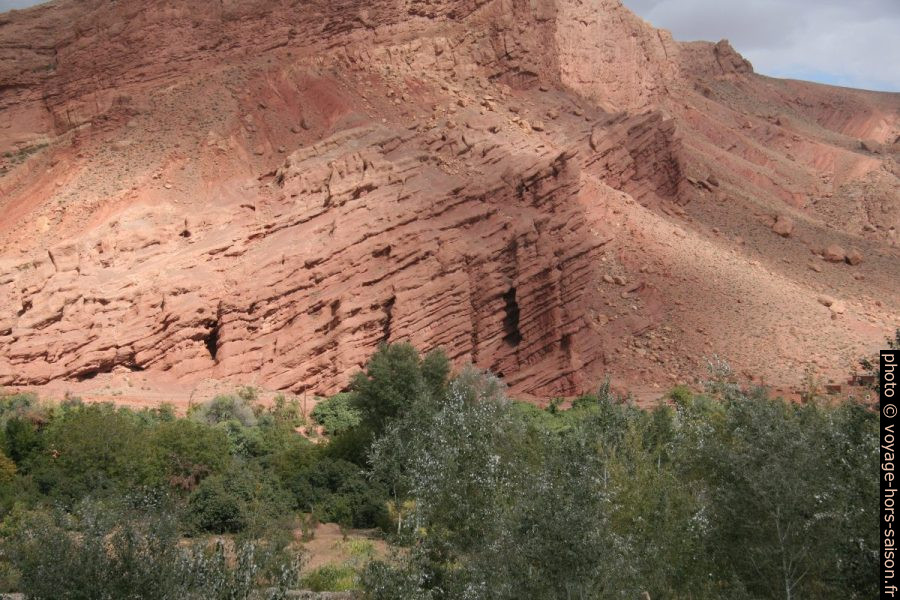 Erosions dans la vallée du Dadès. Photo © André M. Winter