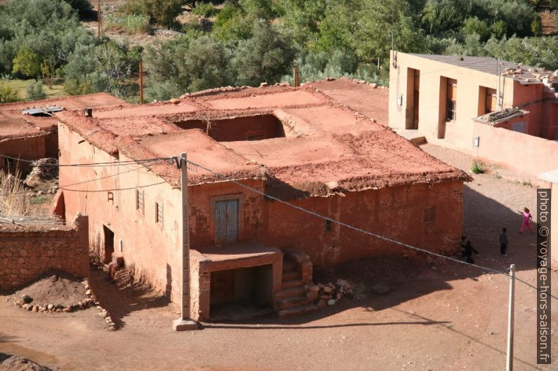 Maison à cour centrale à Douar Tisselday. Photo © André M. Winter