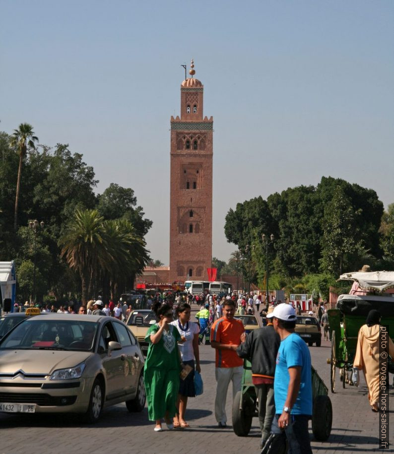 Minaret de la Koutoubia. Photo © André M. Winter