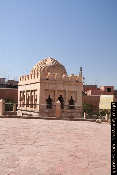 Marabout Koubba Ba'Adiyn au nord de la mosquée Ben Youssef. Photo © André M. Winter