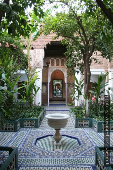 Le petit Riad du Palais de la Bahia. Photo © André M. Winter