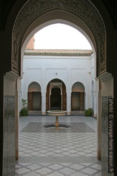 La Petite Cour du Palais de la Bahia. Photo © Alex Medwedeff