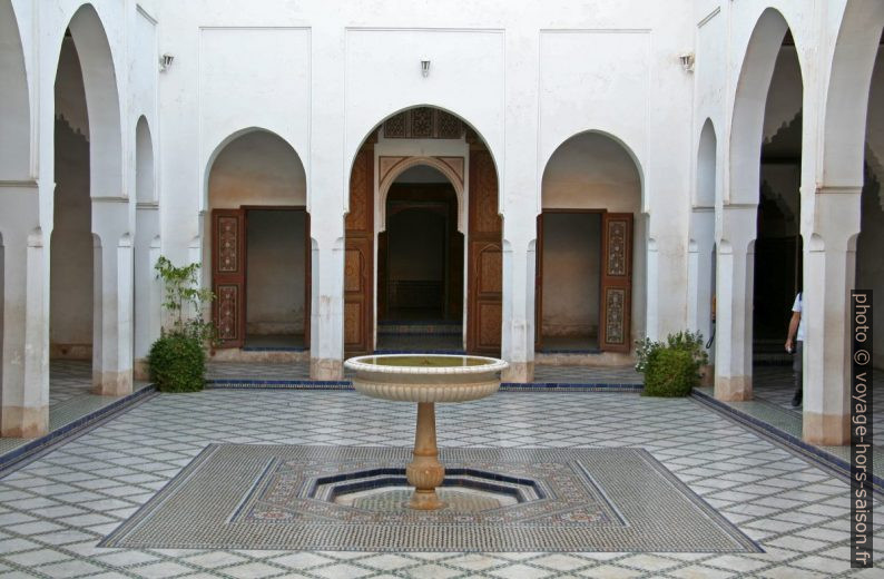 La Petite Cour du Palais de la Bahia. Photo © André M. Winter