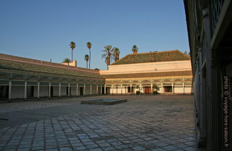 La Grande Cour d'Honneur du Palais de la Bahia. Photo © André M. Winter
