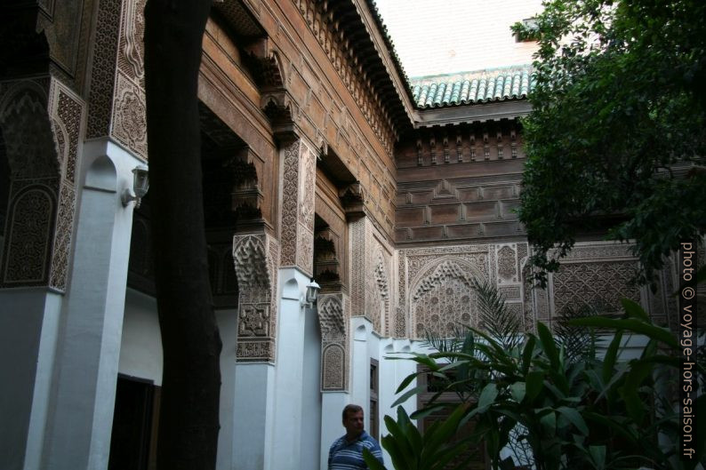 Dans le petit Riad du Palais Bahia. Photo © André M. Winter