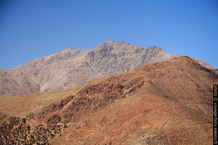 Détail d'une montage de l'ouest du Haut-Atlas. Photo © André M. Winter