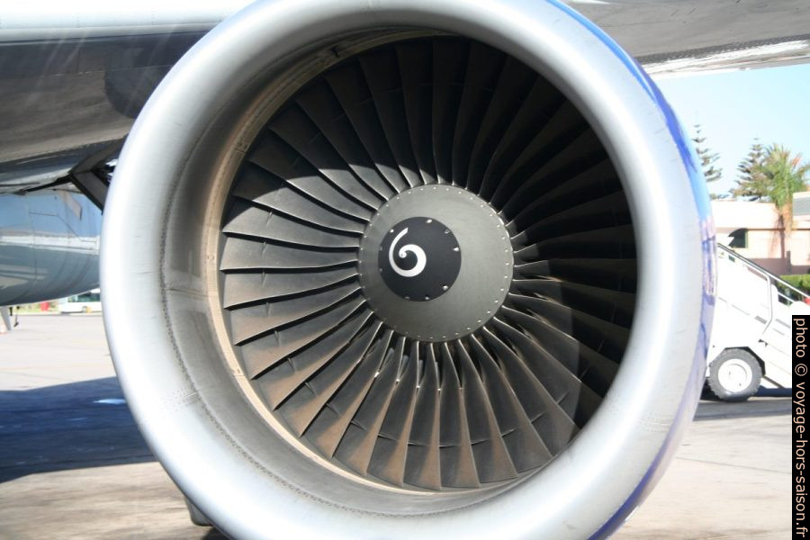 Réacteur à propulsion d'un A320. Photo © André M. Winter