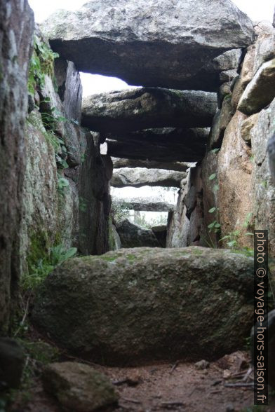 Cavité de la tombe des géants de Coddu Vecchiu. Photo © Alex Medwedeff