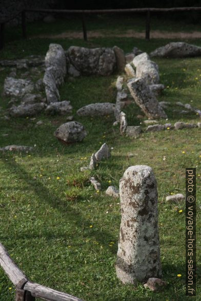 Petit menhir dans la nécropole Li Muri. Photo © André M. Winter