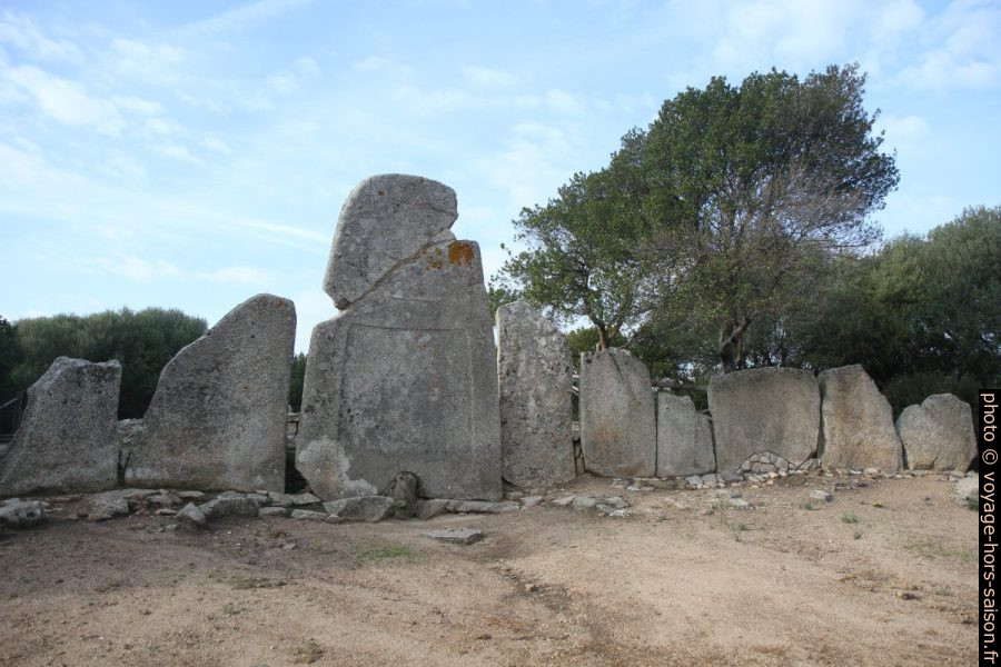 Arc centinato de la tombe des géants de Li Lolghi. Photo © Alex Medwedeff