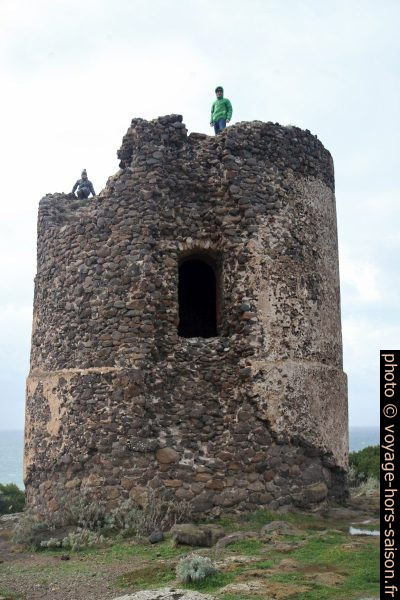 Nicolas et André sur le Torre Foghe. Photo © Alex Medwedeff