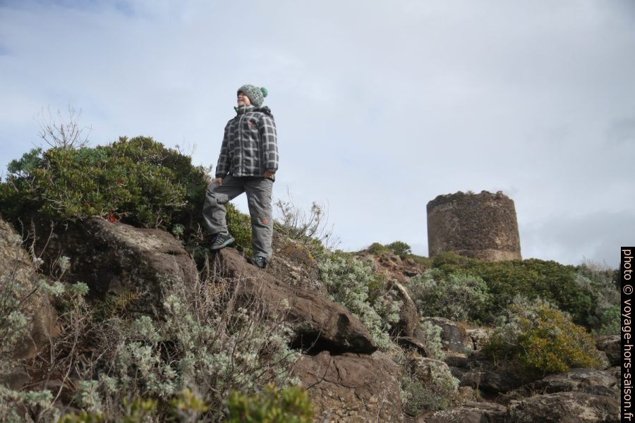 Nicolas au cap Foghe. Photo © Alex Medwedeff
