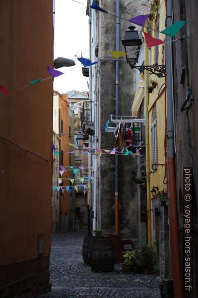 Maisons de la vieille-ville de Bosa. Photo © Alex Medwedeff