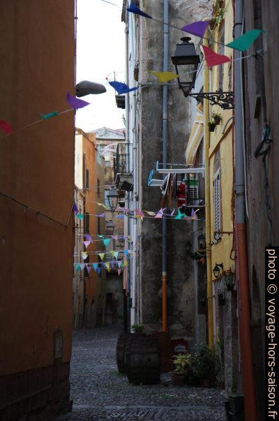 Maisons de la vieille-ville de Bosa. Photo © Alex Medwedeff