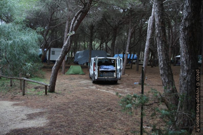 Notre emplacement au Camping Nurapolis. Photo © Alex Medwedeff