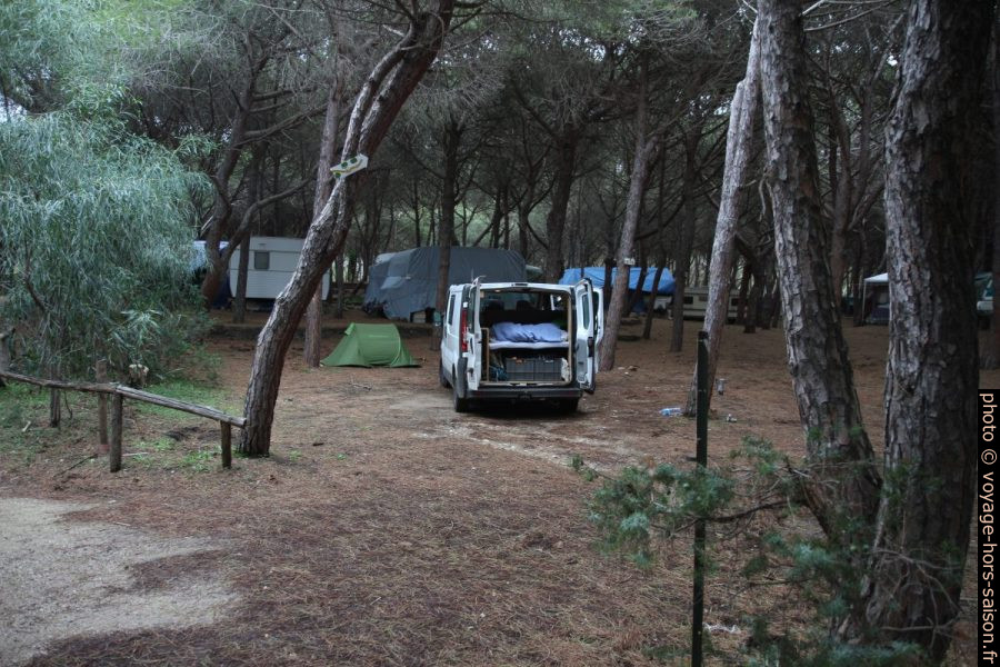 Notre emplacement au Camping Nurapolis. Photo © Alex Medwedeff