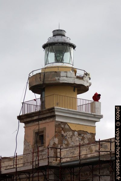 Lanterne du phare de Capo San Marco. Photo © André M. Winter