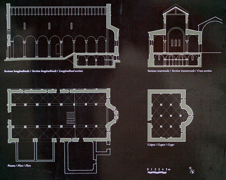 Plans de la Cattedrale di Santa Giusta. Photo Assessorato del Turismo di Sardegna