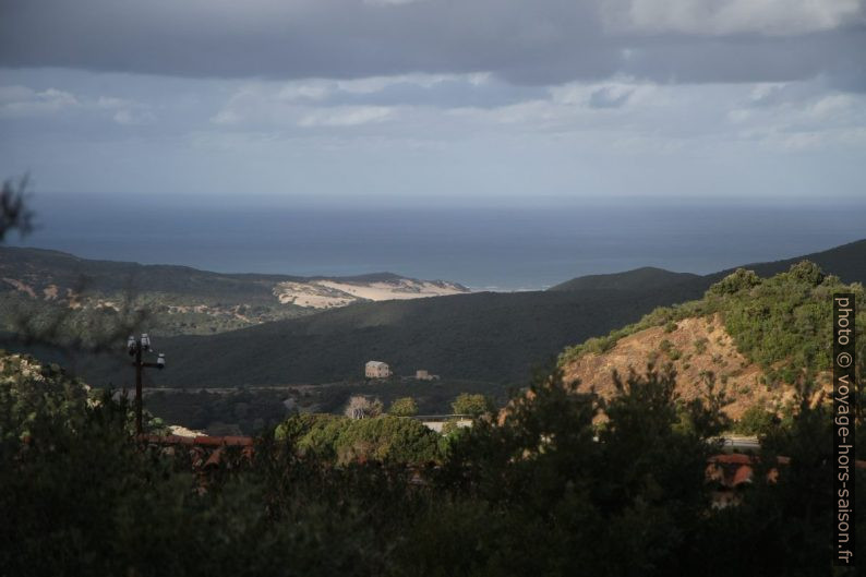 Dune de Piscinas vu d'Ingurtosu. Photo © Alex Medwedeff