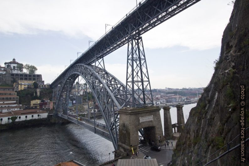 Ponte Luís I vu du Funicular dos Guindais. Photo © André M. Winter