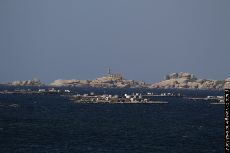 Phare de la Isla Rúa et îlots de cérastoculture. Photo © André M. Winter