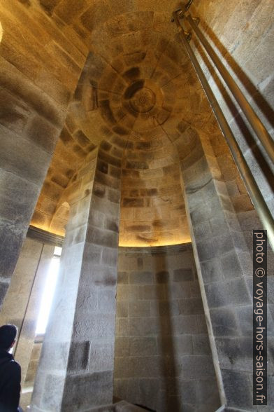 Dôme sous la terrasse de la Tour d'Hercule. Photo © André M. Winter
