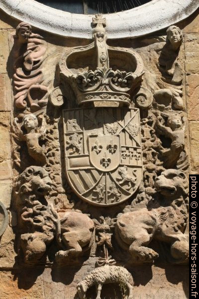 Blason des Princes des Asturies. Photo © André M. Winter