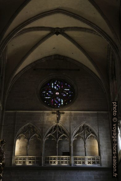 Galerie du transept de la cathédrale d'Oviedo. Photo © Alex Medwedeff