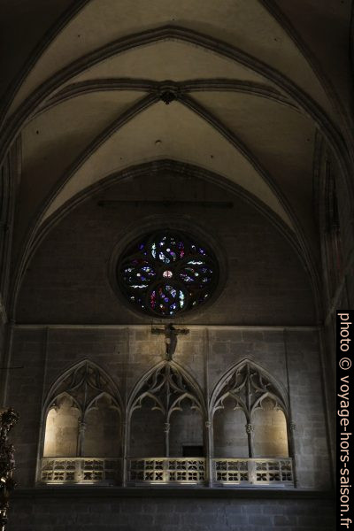 Galerie du transept de la cathédrale d'Oviedo. Photo © Alex Medwedeff