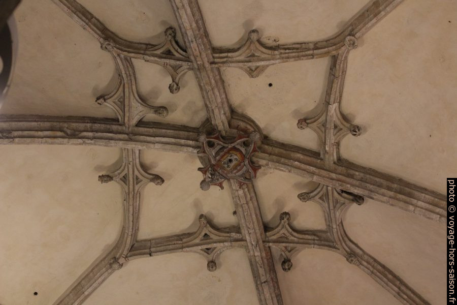 Nervures d'une voûte dans la cathédrale d'Oviedo. Photo © André M. Winter