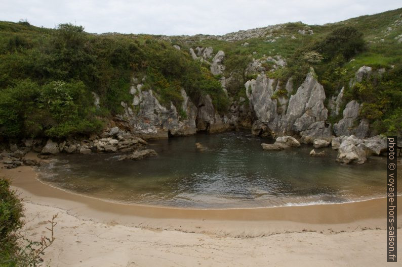 Playa de Gulpiyuri. Photo © Alex Medwedeff