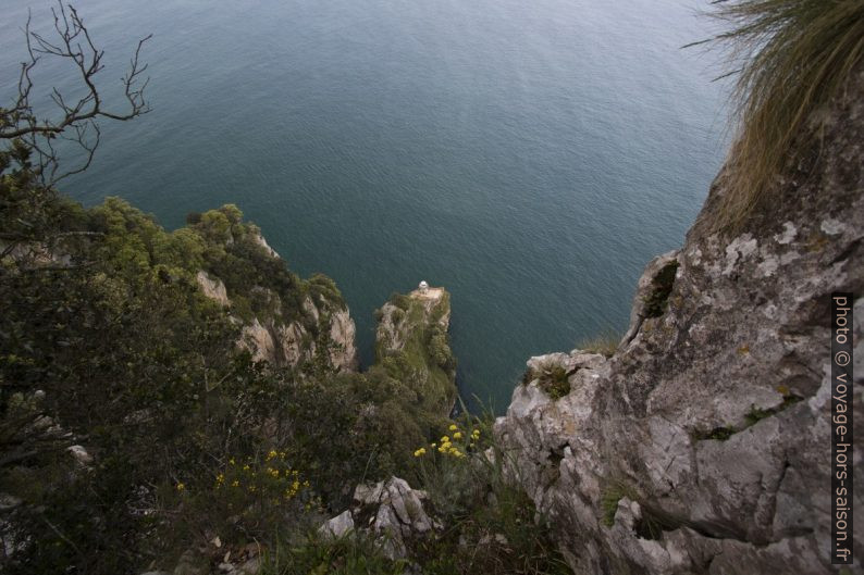 Vue plongeante sur la Punta del Caballo. Photo © André M. Winter