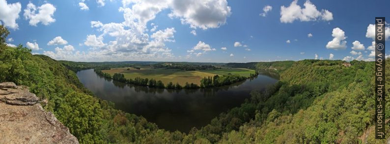 Panorama de la Cingle de Trémolat. Photo © André M. Winter