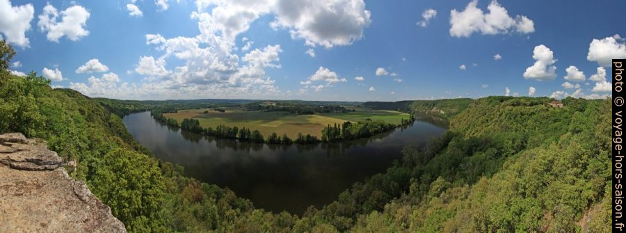 Panorama de la Cingle de Trémolat. Photo © André M. Winter
