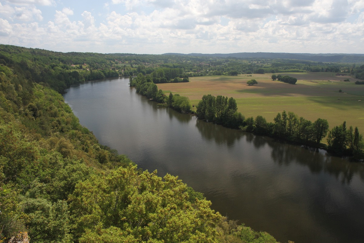 Partie amont de la Cingle de Trémolat. Photo © Alex Medwedeff