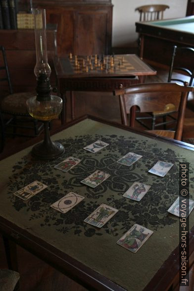 Salle de jeux du Château de Lanquais. Photo © Alex Medwedeff