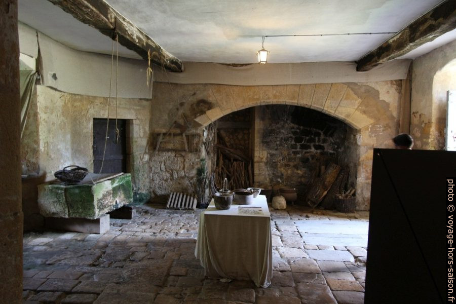 Cuisine médiévale du Château de Lanquais. Photo © André M. Winter