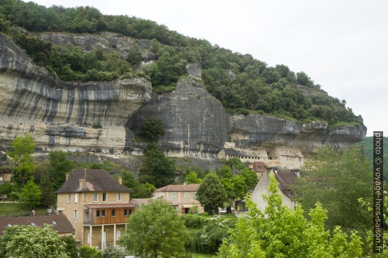 Rocher calcaire des Eyzies. Photo © Alex Medwedeff