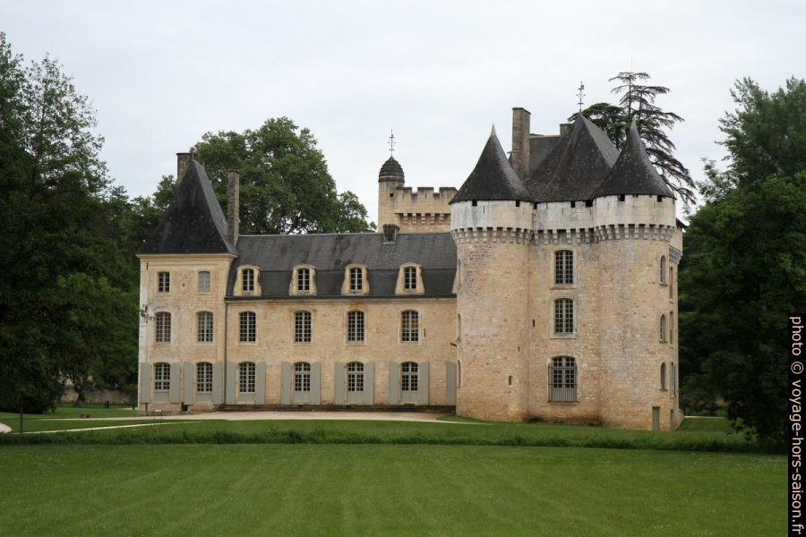 Façade nord-ouest du Château de Campagne. Photo © Alex Medwedeff