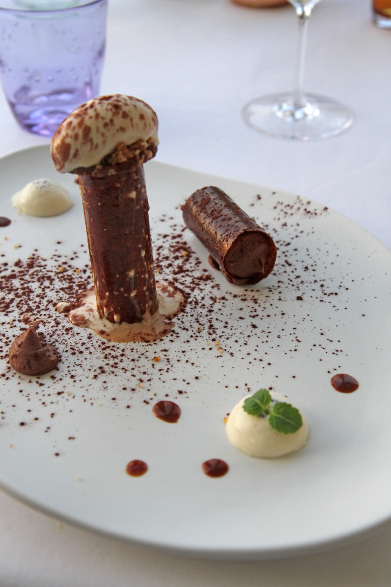 Dessert au chocolat. Photo © Alex Medwedeff