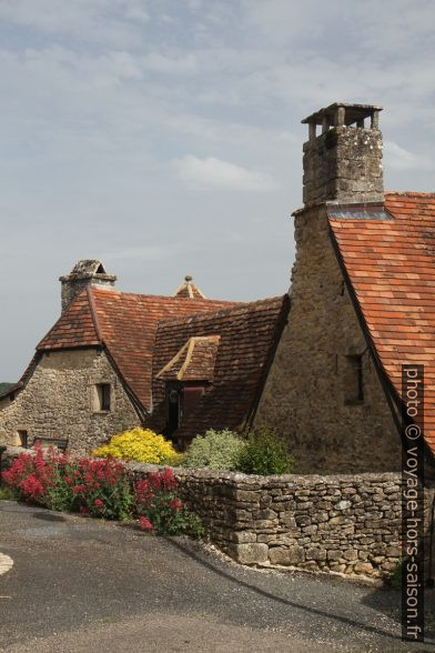 Maison aux toits très bas. Photo © Alex Medwedeff